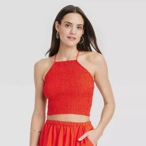Women's Apron‎ Red Top